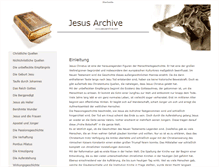 Tablet Screenshot of jesusarchive.com